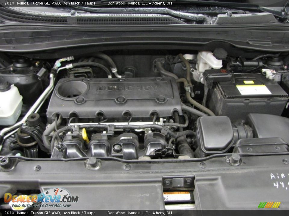 2010 Hyundai Tucson GLS AWD 2.4 Liter DOHC 16-Valve CVVT 4 Cylinder Engine Photo #5