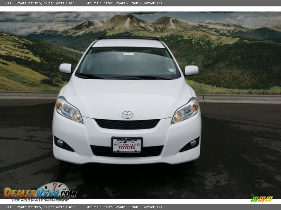2013 Toyota Matrix S Super White / Ash Photo #3