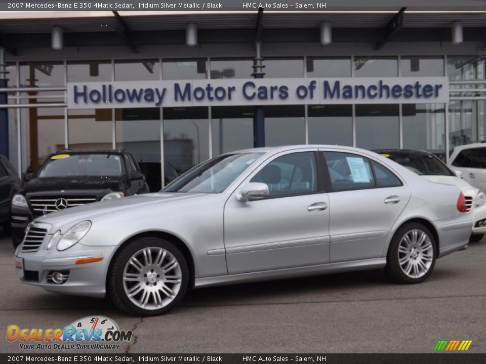 2007 Mercedes-Benz E 350 4Matic Sedan Iridium Silver Metallic / Black Photo #1