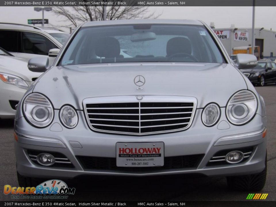 2007 Mercedes-Benz E 350 4Matic Sedan Iridium Silver Metallic / Black Photo #2