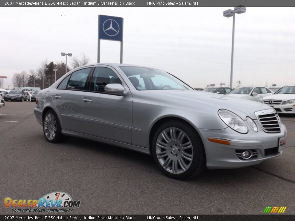 2007 Mercedes-Benz E 350 4Matic Sedan Iridium Silver Metallic / Black Photo #3