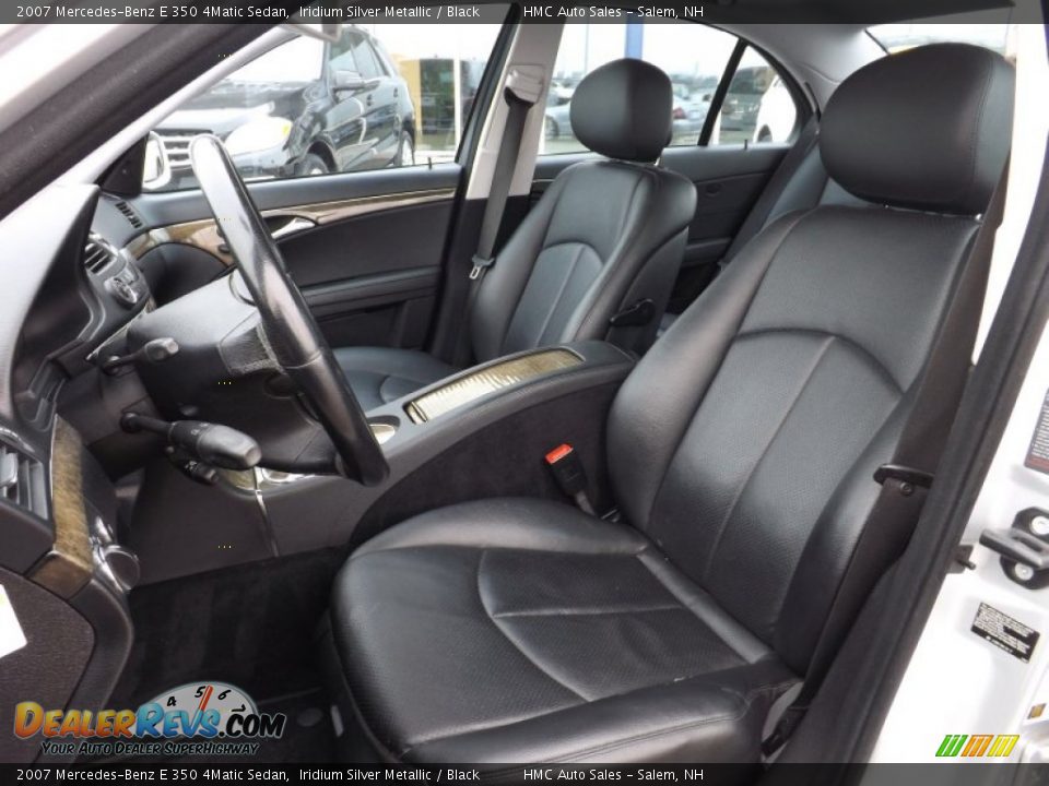 2007 Mercedes-Benz E 350 4Matic Sedan Iridium Silver Metallic / Black Photo #10
