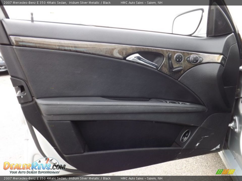2007 Mercedes-Benz E 350 4Matic Sedan Iridium Silver Metallic / Black Photo #11