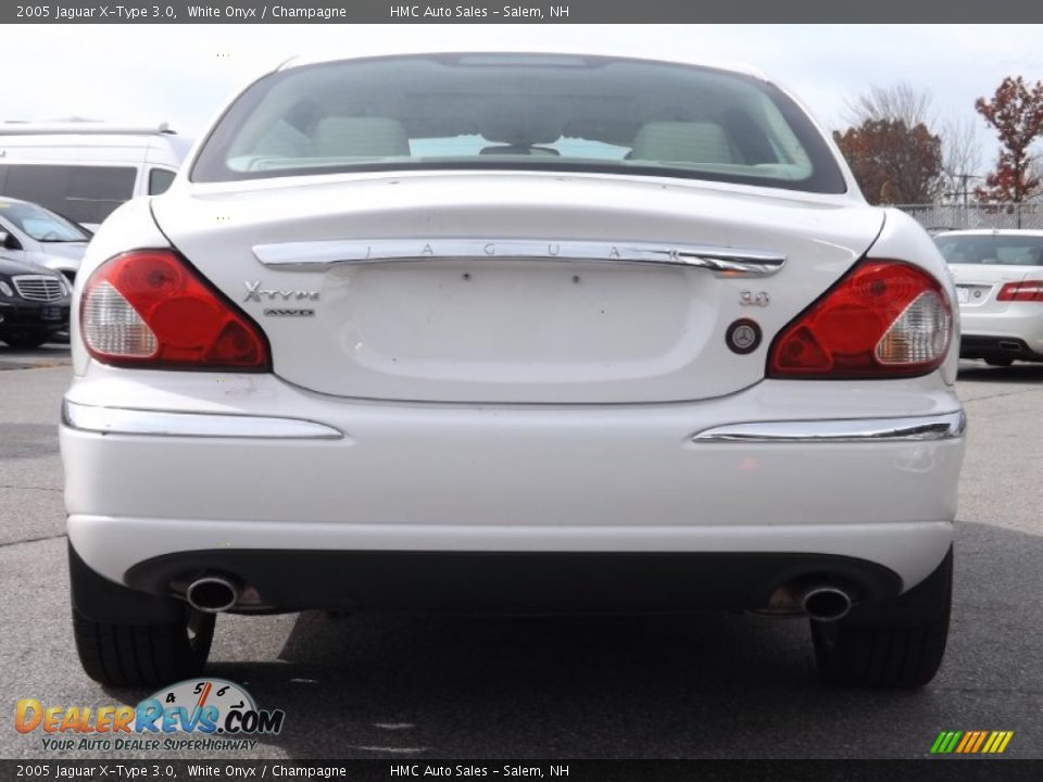 2005 Jaguar X-Type 3.0 White Onyx / Champagne Photo #4