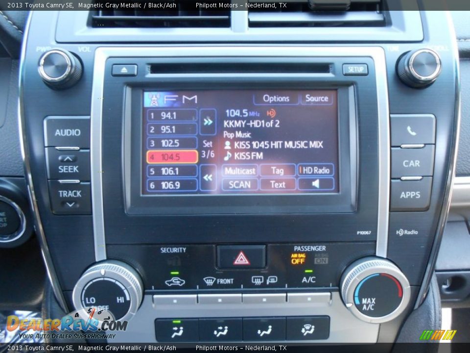 2013 Toyota Camry SE Magnetic Gray Metallic / Black/Ash Photo #29