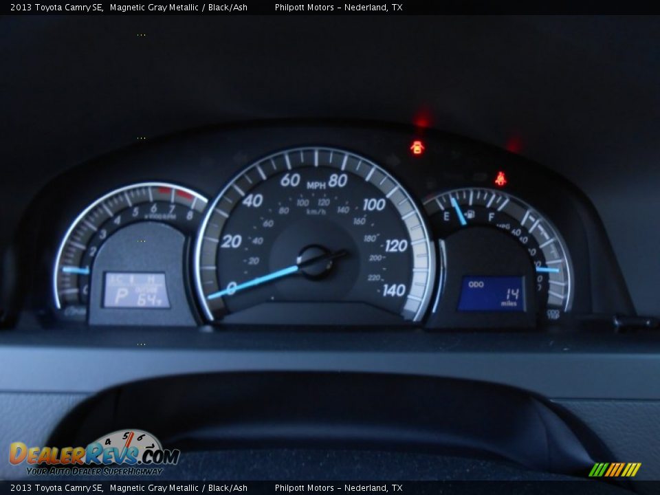 2013 Toyota Camry SE Magnetic Gray Metallic / Black/Ash Photo #33