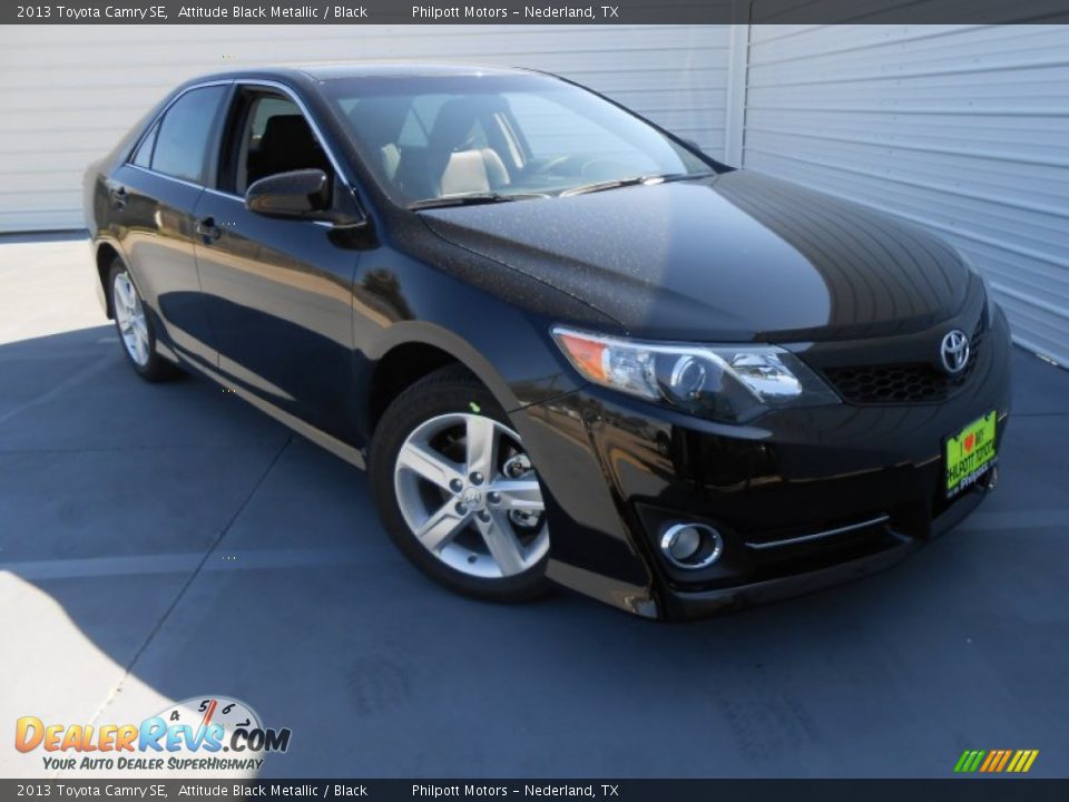 2013 Toyota Camry SE Attitude Black Metallic / Black Photo #1