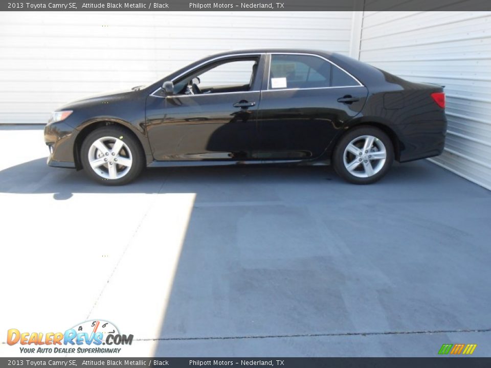2013 Toyota Camry SE Attitude Black Metallic / Black Photo #7