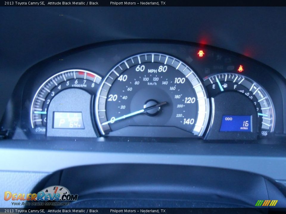 2013 Toyota Camry SE Attitude Black Metallic / Black Photo #34
