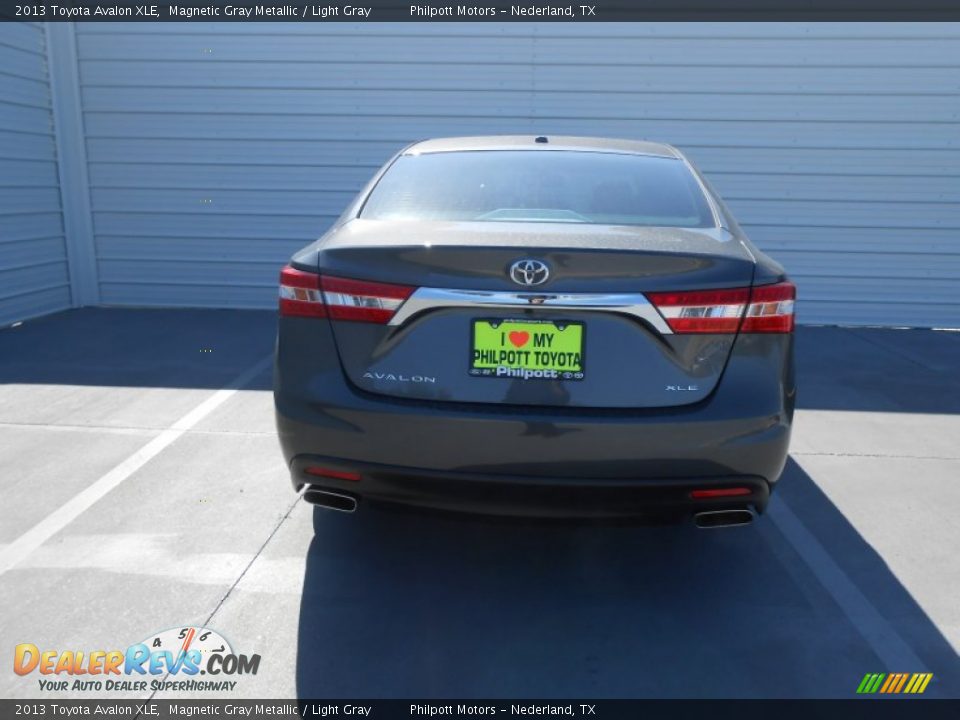 2013 Toyota Avalon XLE Magnetic Gray Metallic / Light Gray Photo #6