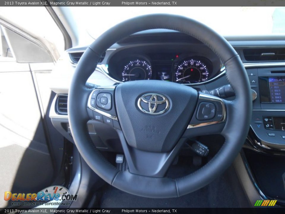 2013 Toyota Avalon XLE Magnetic Gray Metallic / Light Gray Photo #33