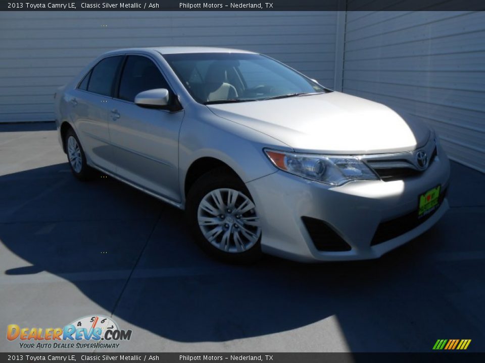2013 Toyota Camry LE Classic Silver Metallic / Ash Photo #1