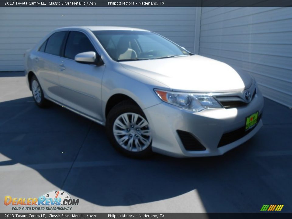 2013 Toyota Camry LE Classic Silver Metallic / Ash Photo #2