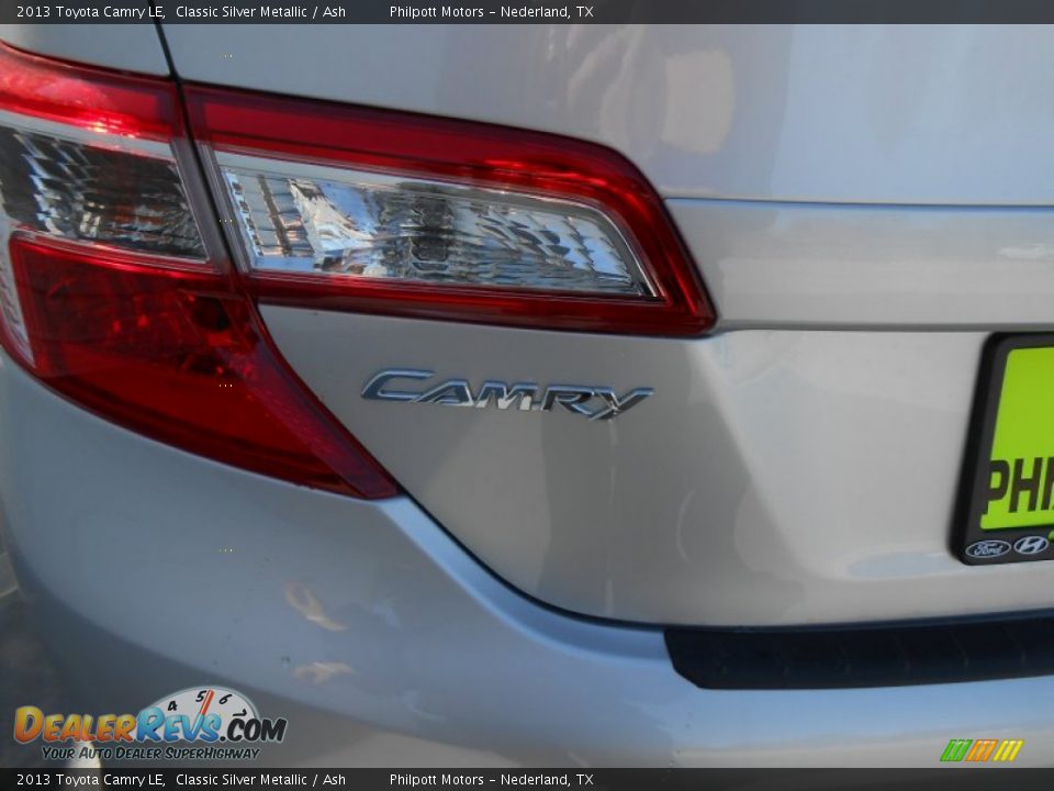 2013 Toyota Camry LE Classic Silver Metallic / Ash Photo #6