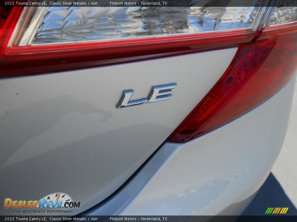 2013 Toyota Camry LE Classic Silver Metallic / Ash Photo #7