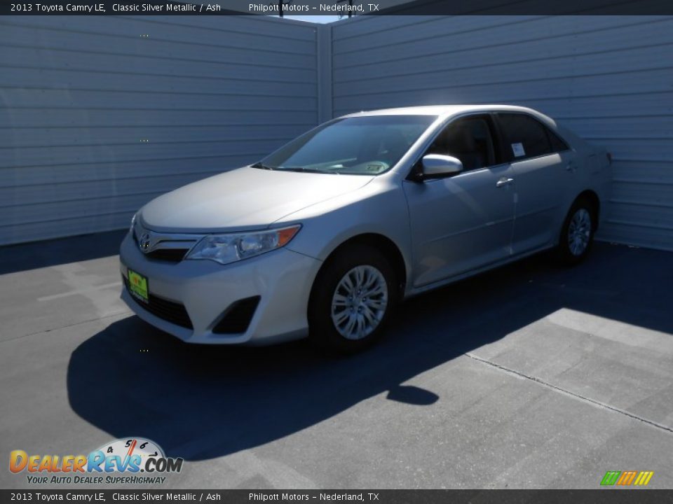 2013 Toyota Camry LE Classic Silver Metallic / Ash Photo #9