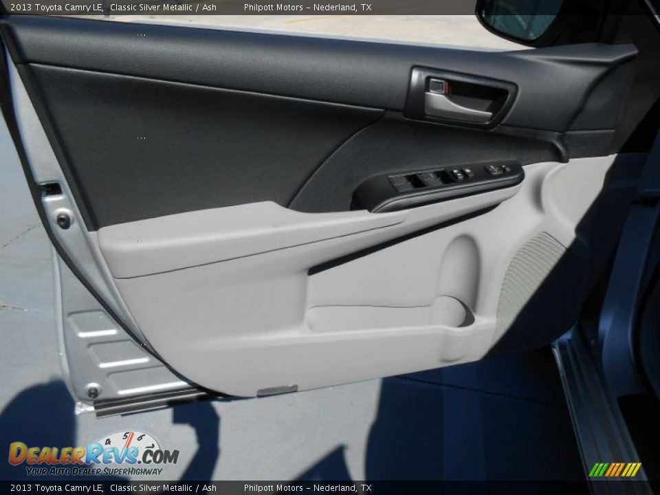 2013 Toyota Camry LE Classic Silver Metallic / Ash Photo #22