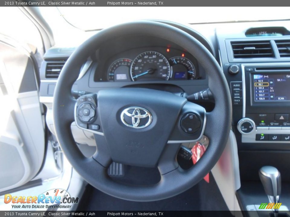 2013 Toyota Camry LE Classic Silver Metallic / Ash Photo #31