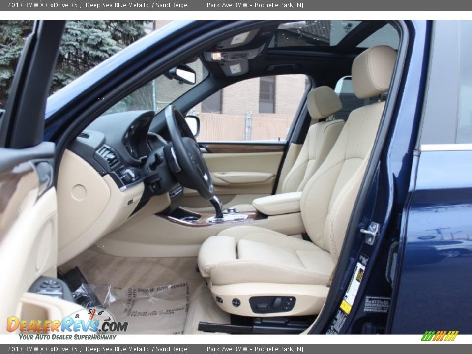 Front Seat of 2013 BMW X3 xDrive 35i Photo #11