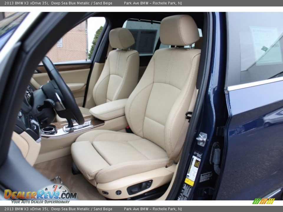 Front Seat of 2013 BMW X3 xDrive 35i Photo #12