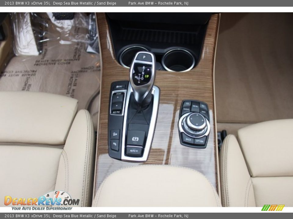 2013 BMW X3 xDrive 35i Deep Sea Blue Metallic / Sand Beige Photo #15