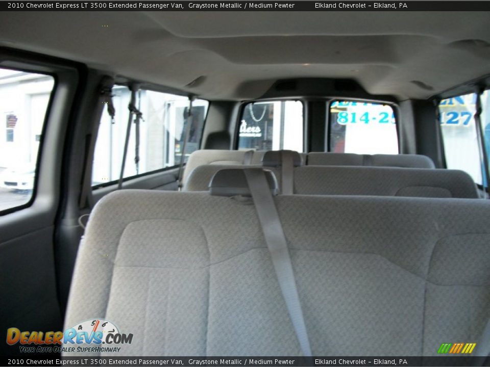 2010 Chevrolet Express LT 3500 Extended Passenger Van Graystone Metallic / Medium Pewter Photo #9