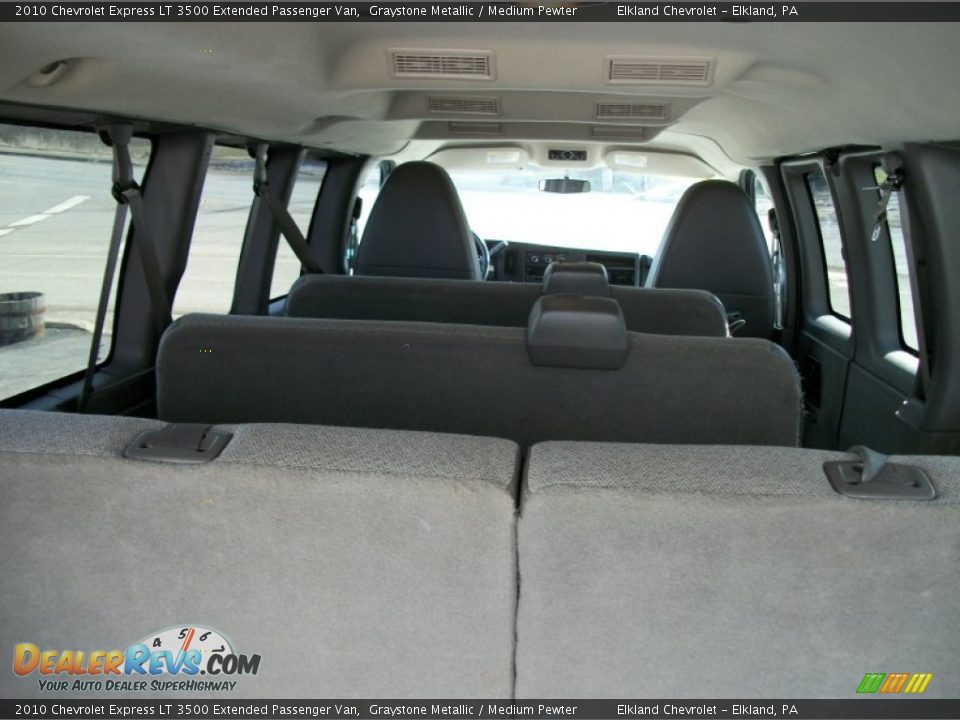 2010 Chevrolet Express LT 3500 Extended Passenger Van Graystone Metallic / Medium Pewter Photo #11