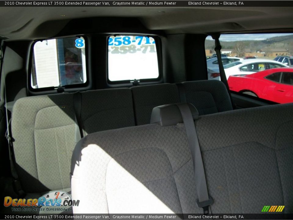 2010 Chevrolet Express LT 3500 Extended Passenger Van Graystone Metallic / Medium Pewter Photo #14