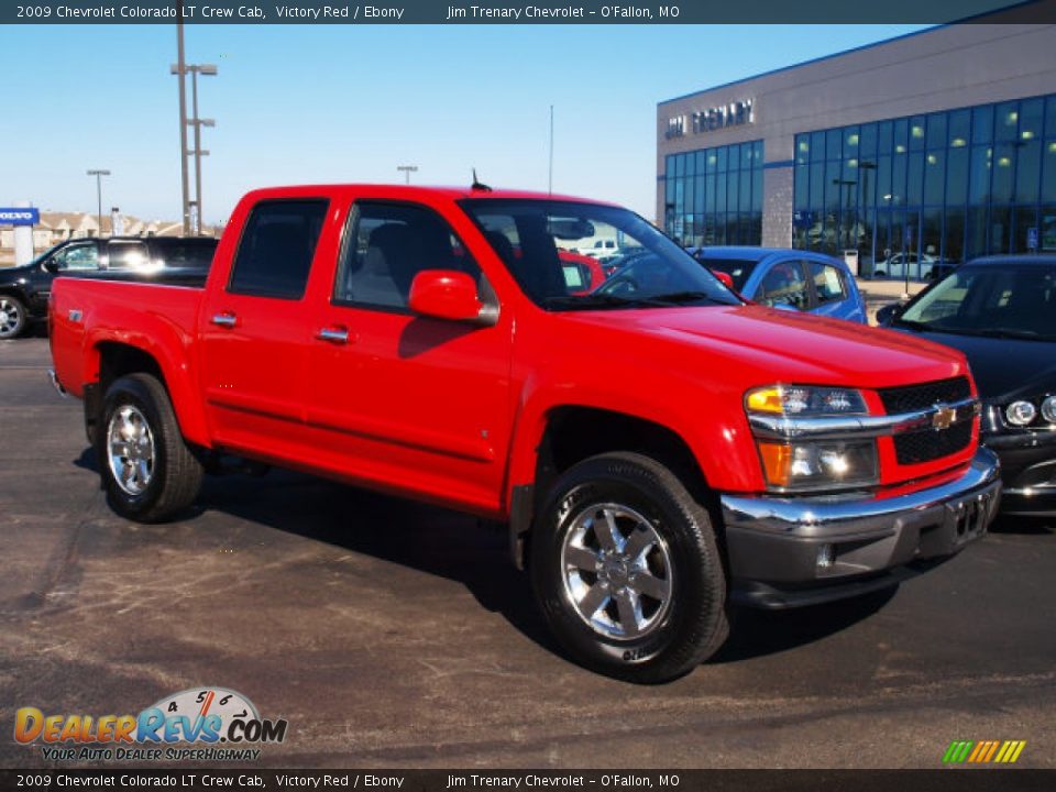 2009 Chevrolet Colorado LT Crew Cab Victory Red / Ebony Photo #2