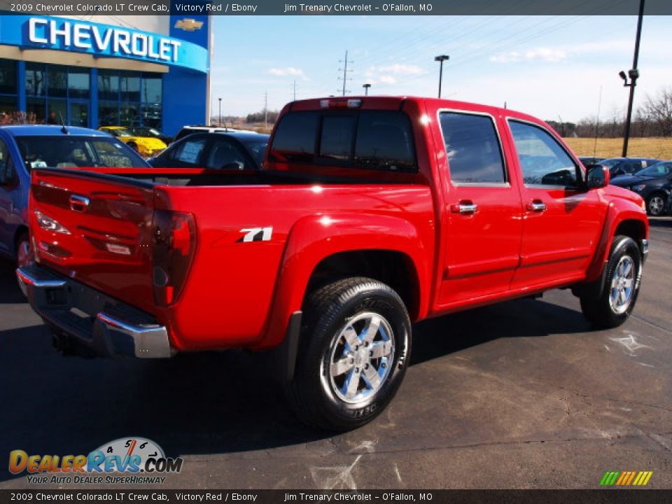 2009 Chevrolet Colorado LT Crew Cab Victory Red / Ebony Photo #3