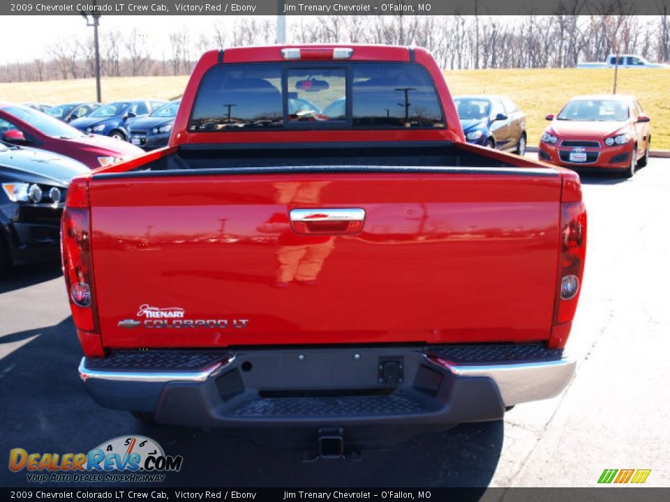 2009 Chevrolet Colorado LT Crew Cab Victory Red / Ebony Photo #6