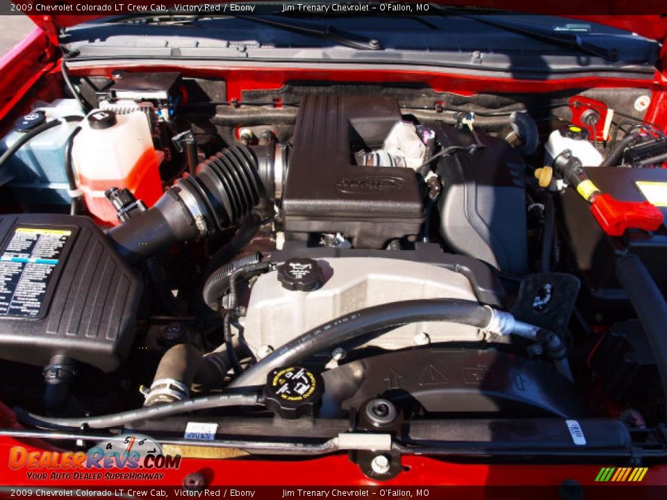 2009 Chevrolet Colorado LT Crew Cab Victory Red / Ebony Photo #7