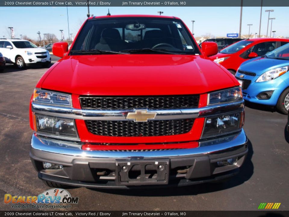 2009 Chevrolet Colorado LT Crew Cab Victory Red / Ebony Photo #8