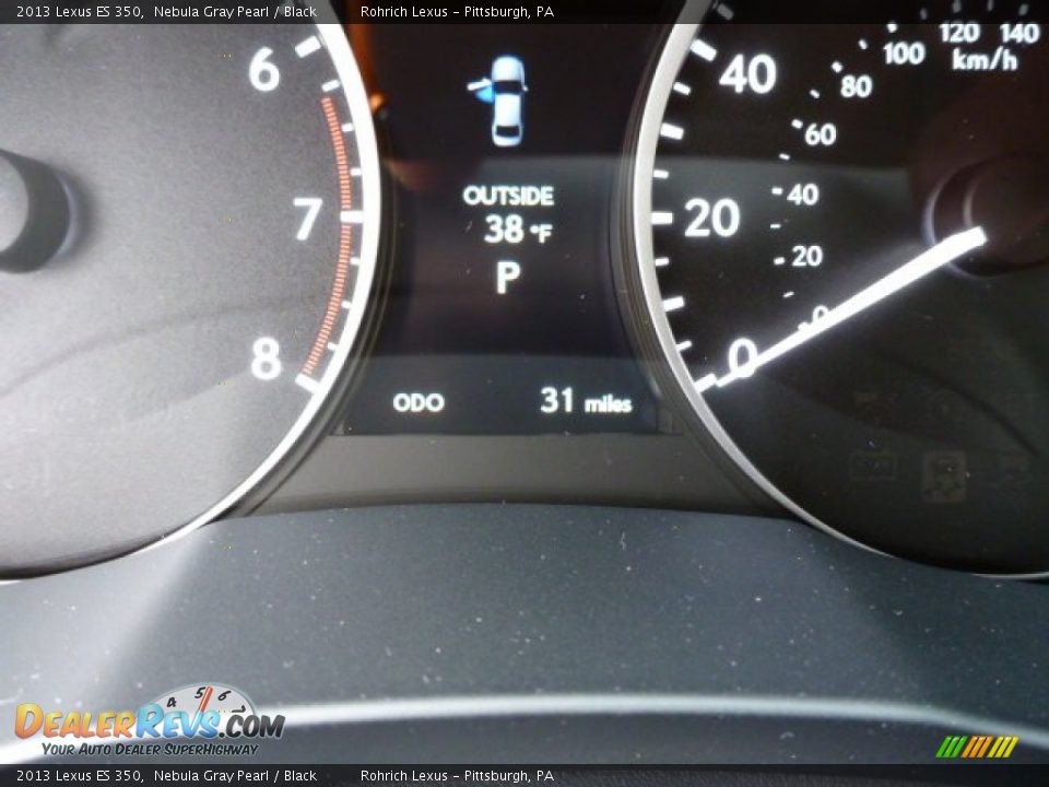 2013 Lexus ES 350 Nebula Gray Pearl / Black Photo #19
