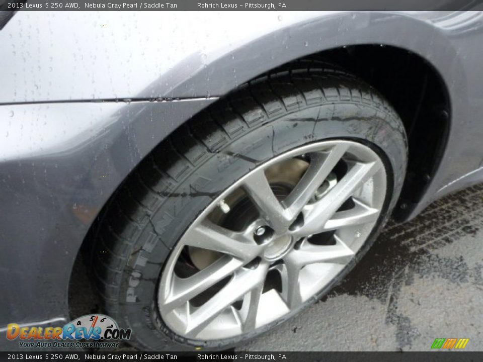2013 Lexus IS 250 AWD Nebula Gray Pearl / Saddle Tan Photo #9
