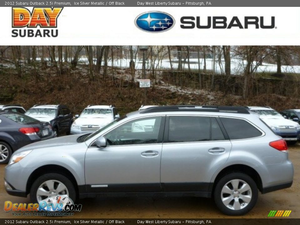 2012 Subaru Outback 2.5i Premium Ice Silver Metallic / Off Black Photo #1