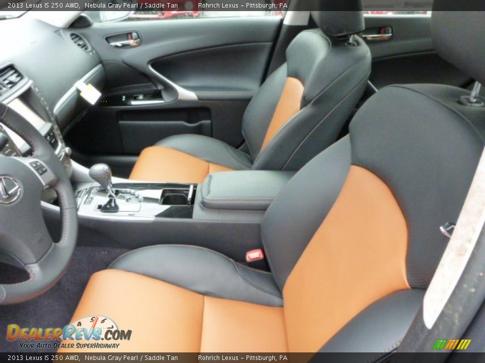 Saddle Tan Interior - 2013 Lexus IS 250 AWD Photo #10