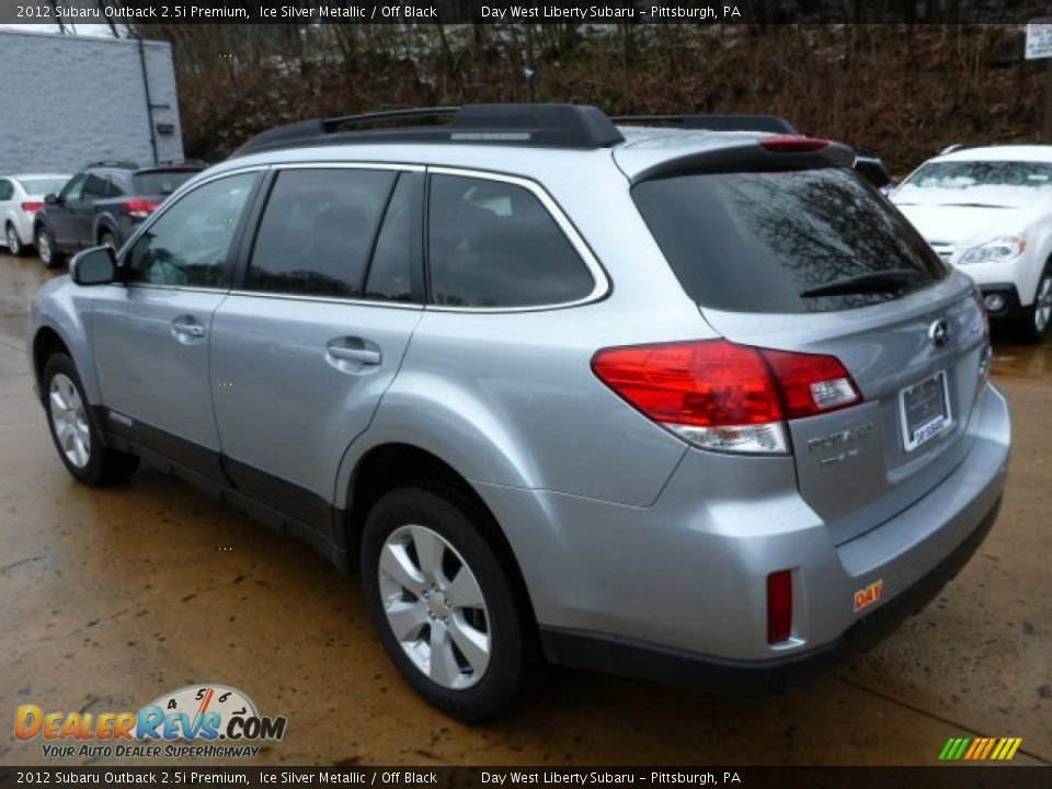 2012 Subaru Outback 2.5i Premium Ice Silver Metallic / Off Black Photo #2
