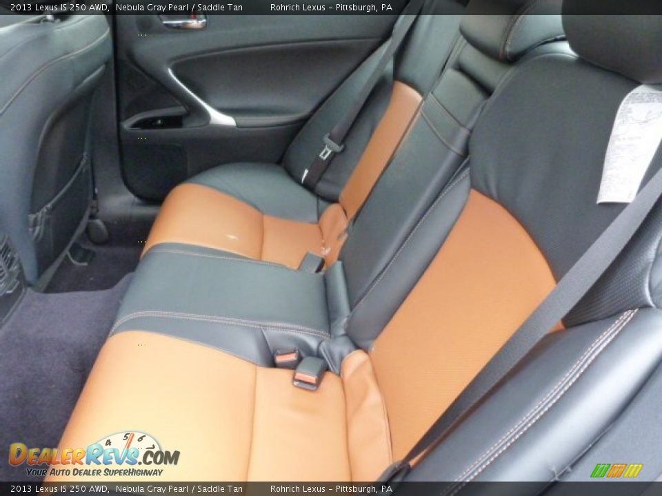 Rear Seat of 2013 Lexus IS 250 AWD Photo #11