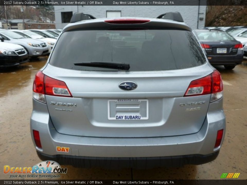 2012 Subaru Outback 2.5i Premium Ice Silver Metallic / Off Black Photo #3