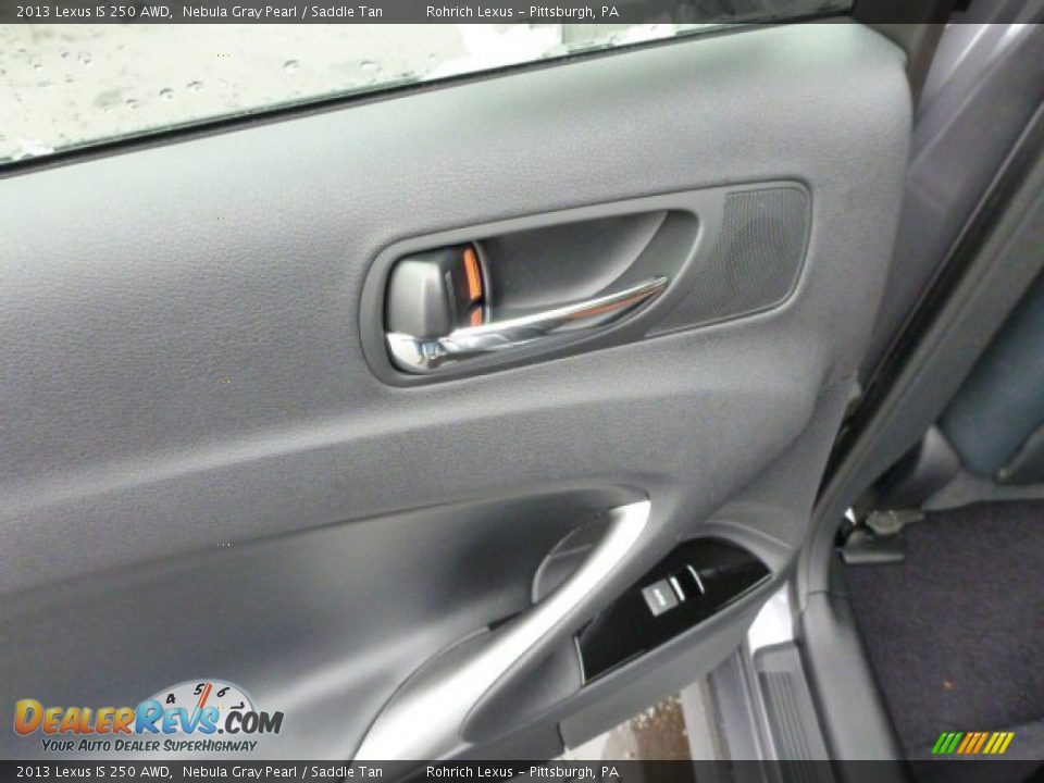 2013 Lexus IS 250 AWD Nebula Gray Pearl / Saddle Tan Photo #13