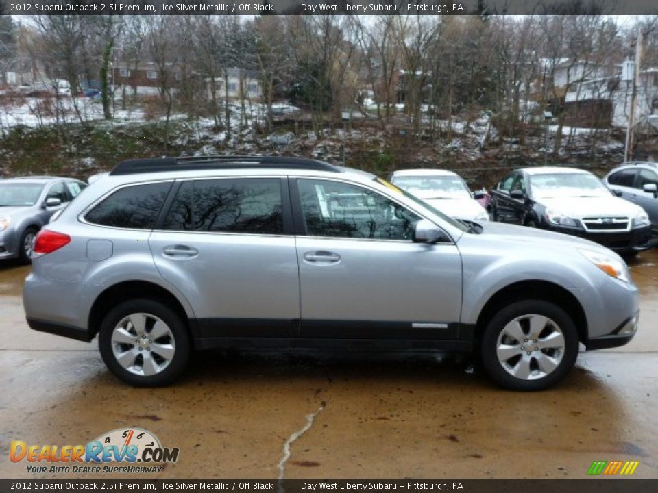 2012 Subaru Outback 2.5i Premium Ice Silver Metallic / Off Black Photo #5