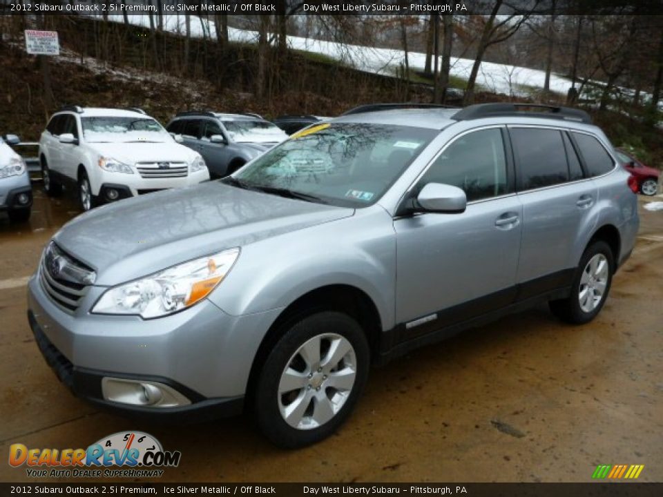 2012 Subaru Outback 2.5i Premium Ice Silver Metallic / Off Black Photo #8