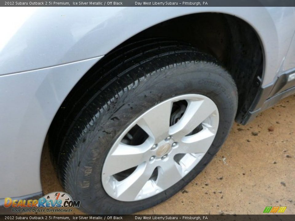 2012 Subaru Outback 2.5i Premium Ice Silver Metallic / Off Black Photo #9