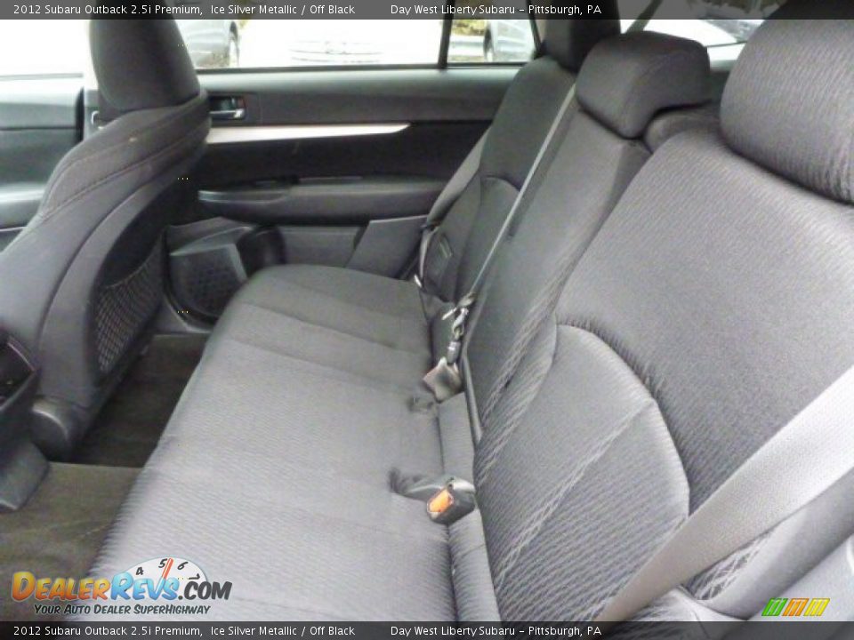 2012 Subaru Outback 2.5i Premium Ice Silver Metallic / Off Black Photo #11