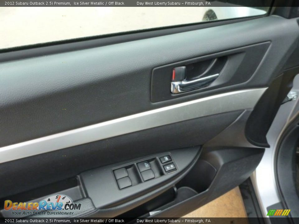 2012 Subaru Outback 2.5i Premium Ice Silver Metallic / Off Black Photo #14