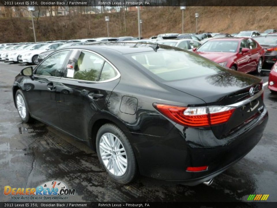 2013 Lexus ES 350 Obsidian Black / Parchment Photo #2