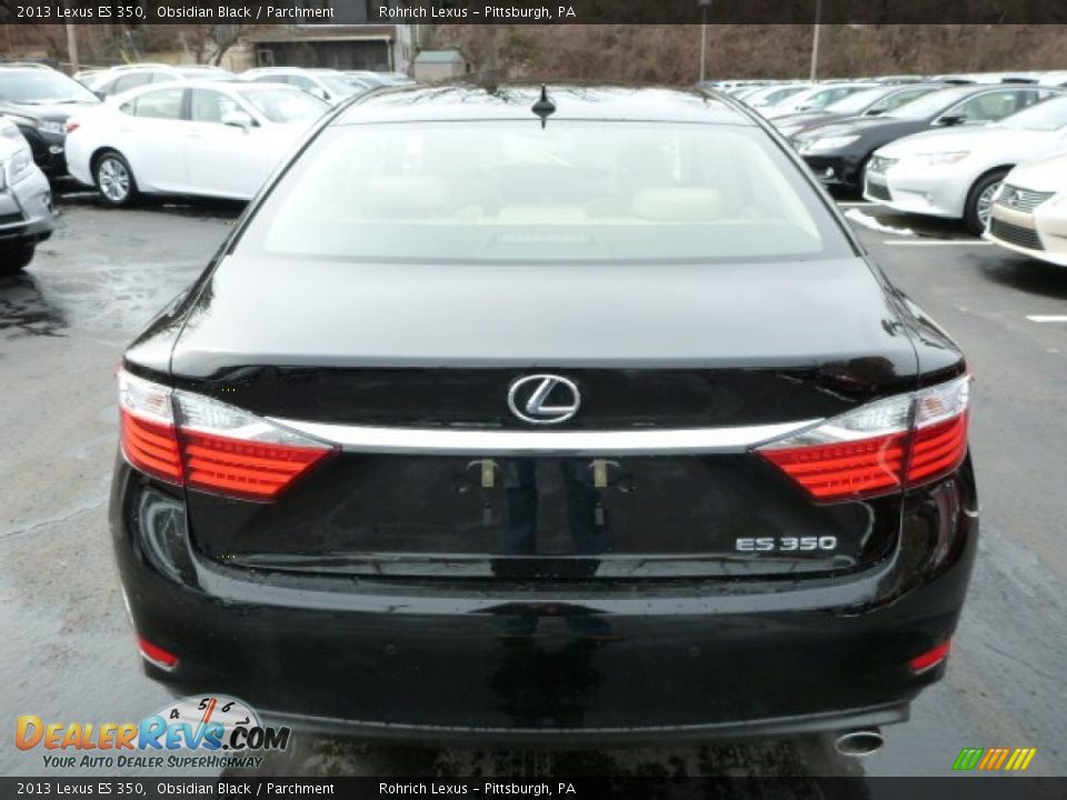 2013 Lexus ES 350 Obsidian Black / Parchment Photo #3