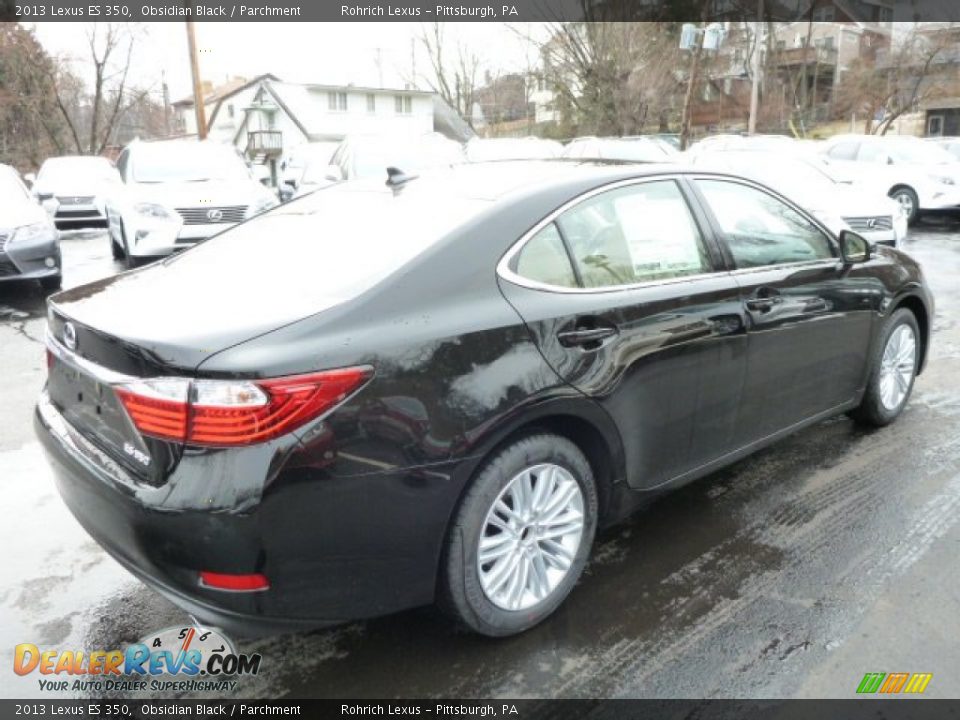2013 Lexus ES 350 Obsidian Black / Parchment Photo #4