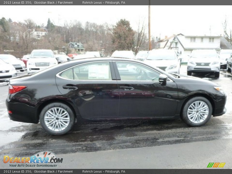 2013 Lexus ES 350 Obsidian Black / Parchment Photo #5
